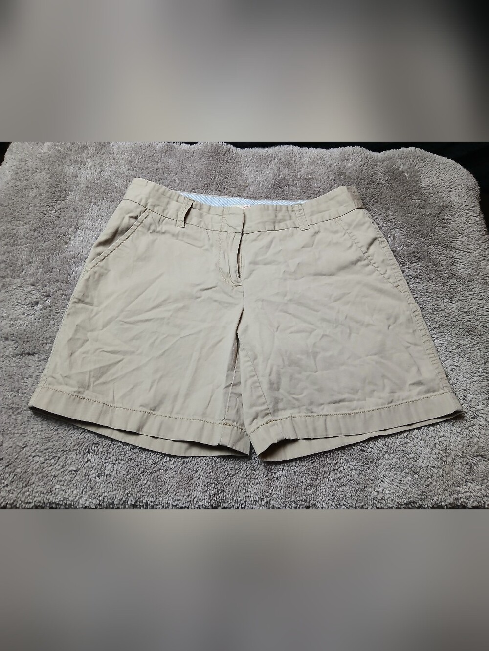 J. Crew Classic Women's Khaki Shorts - Tailored Casual Fit